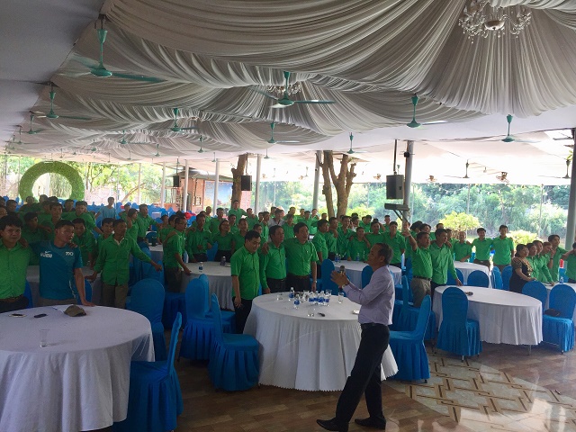 Tiến Nông tổ chức buổi tập huấn - đào tạo kỹ năng cho cán bộ công nhân viên Nhà máy dinh dưỡng cây trồng Bỉm Sơn2