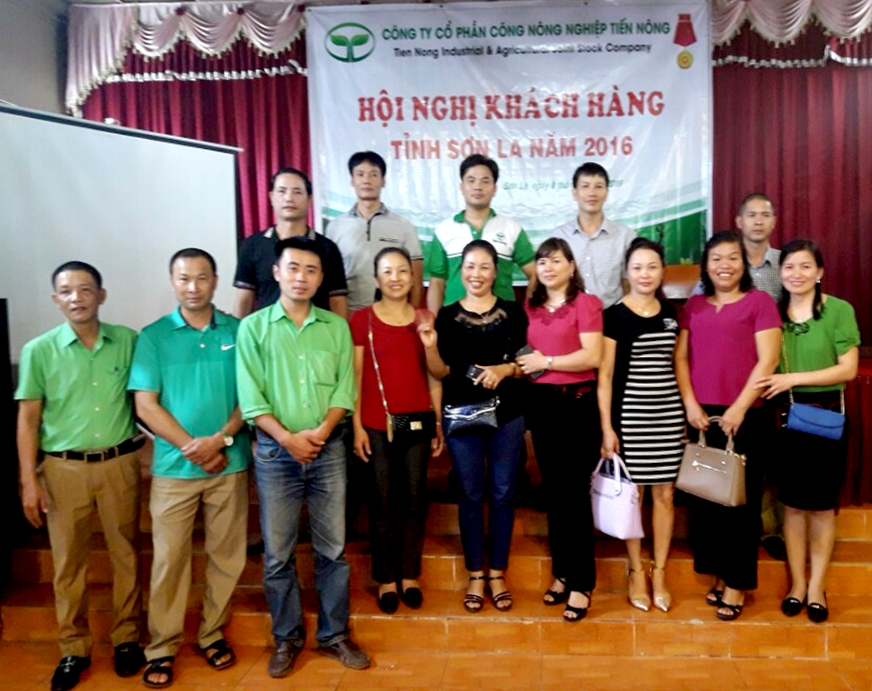 Tiến Nông tổ chức hội nghị khách hàng tại huyện Mai Sơn tỉnh Sơn La