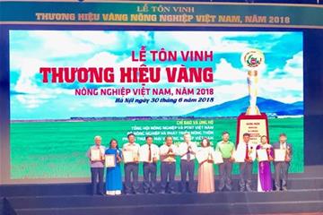 Tiến Nông vinh danh “Thương hiệu vàng nông nghiệp Việt Nam” năm 2018