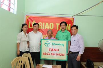 Tiến Nông hỗ trợ trao nhà tình thương cho gia đình khó khăn tại Hà Trung - Thanh Hóa