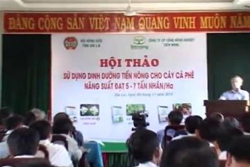 Hội thảo sử dụng dinh dưỡng Tiến Nông cho cây cà phê 