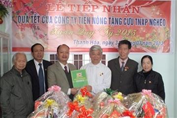 TGĐ Nguyễn Hồng Phong tri ân cựu thanh niên xung phong tỉnh Thanh Hóa nhân dịp Tết Nguyên đán Qúy Tỵ 